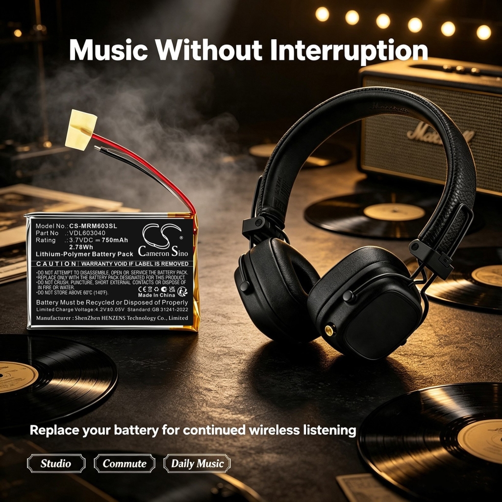 Batteria compatibile con Marshall CS-MRM603SL
