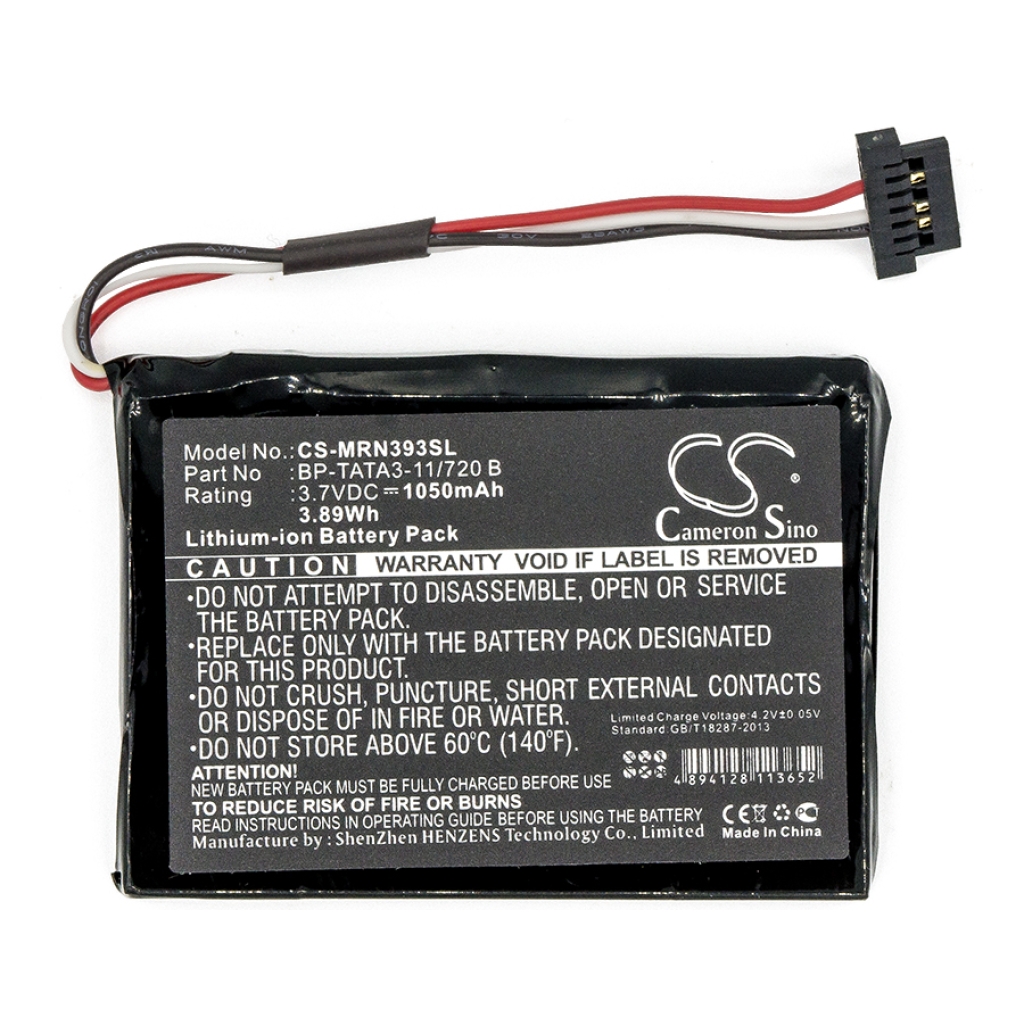Sostituzione della batteria compatibile per Mio BP-TATA3-11/720 B
