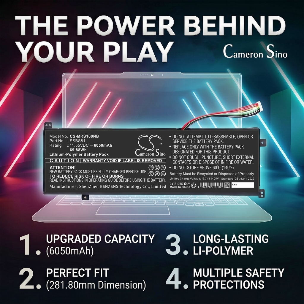 Battery for Mechrevo Code 10