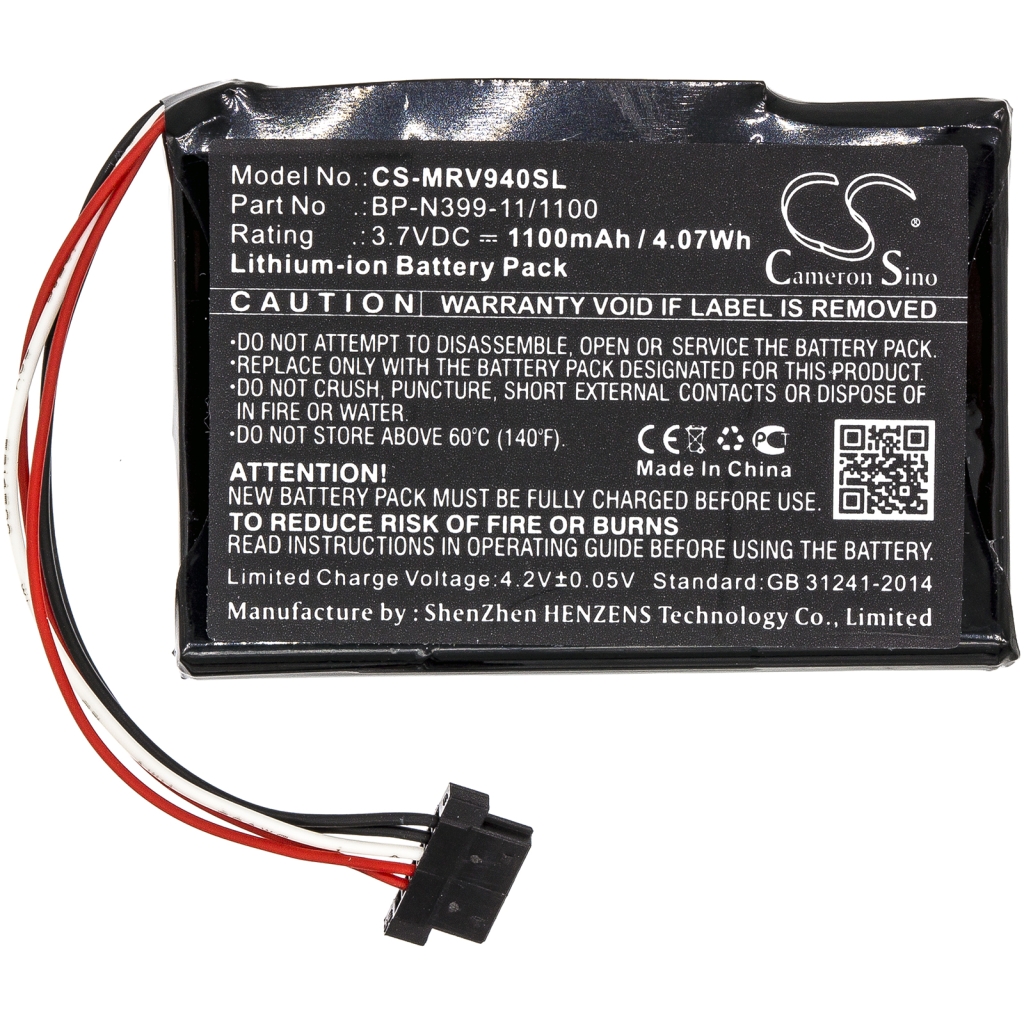 Batteria GPS, navigatore Magellan CS-MRV940SL