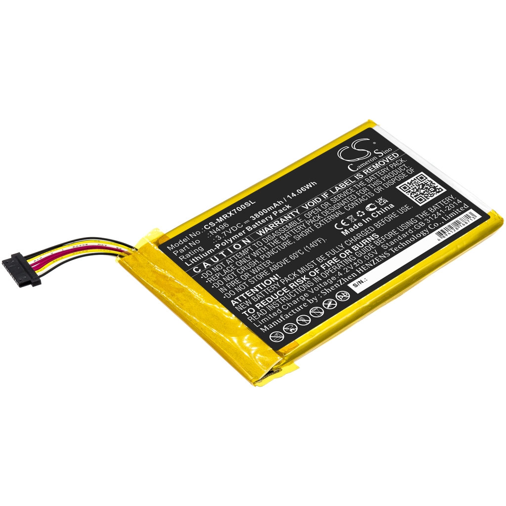 Sostituzione della batteria compatibile per Magellan N496