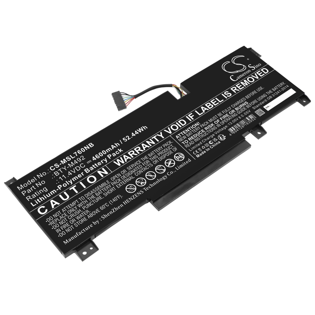 Batteria notebook MSI CS-MSL760NB