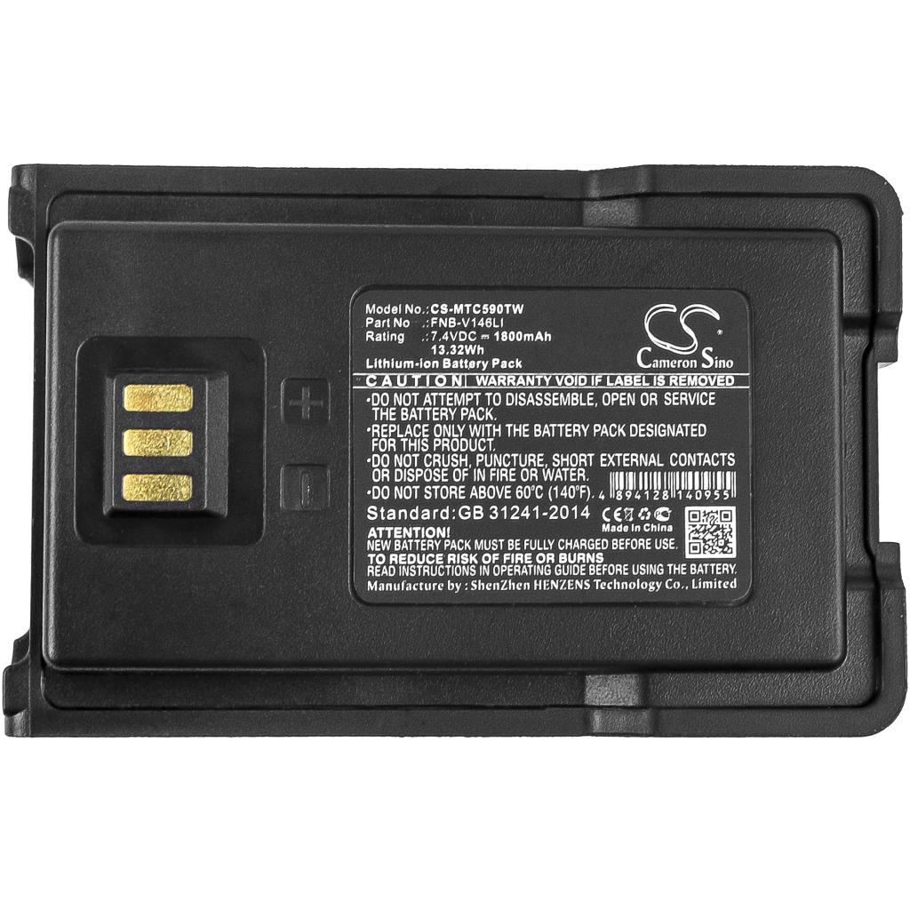 Batteria radio bidirezionale Motorola CS-MTC590TW