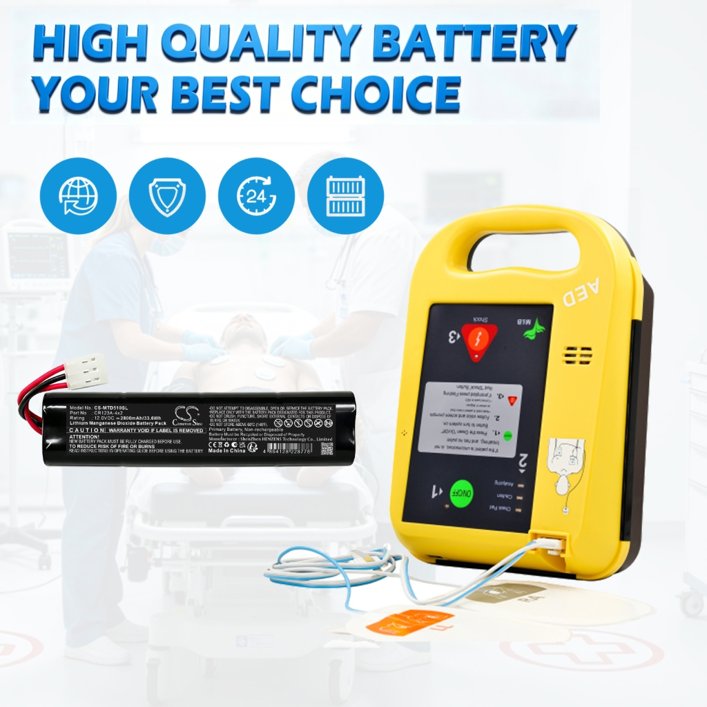 Battery compatible with Meditech