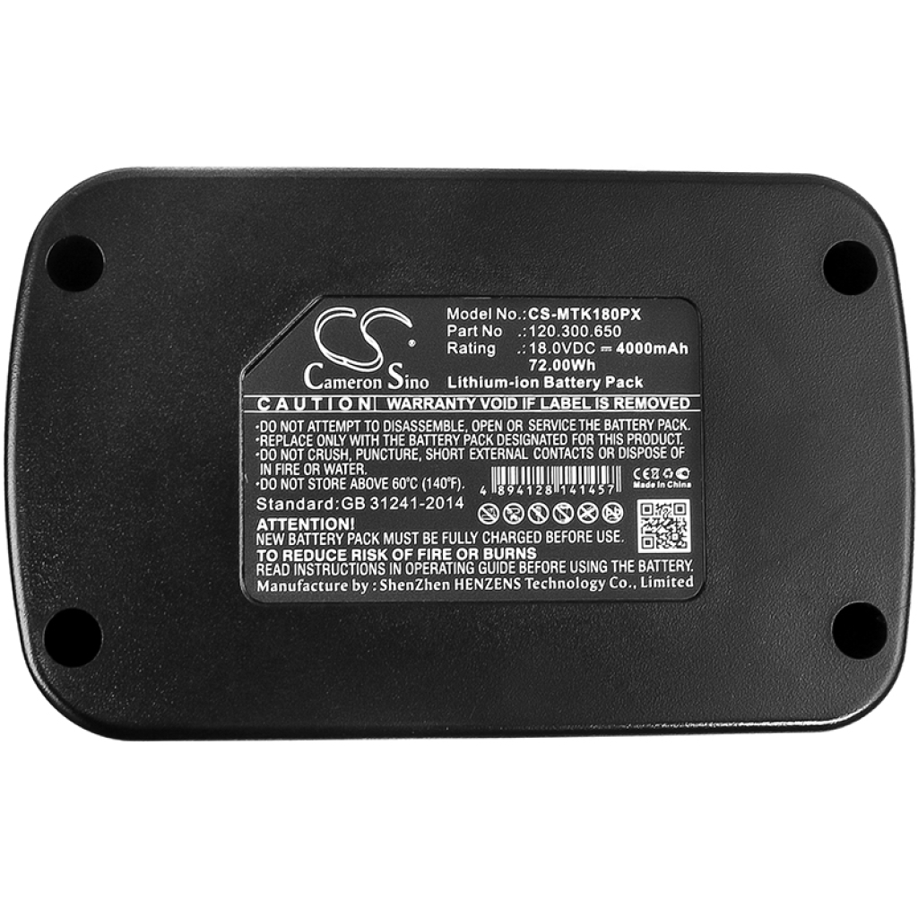 Sostituzione della batteria compatibile per MATRIX 120.300.650