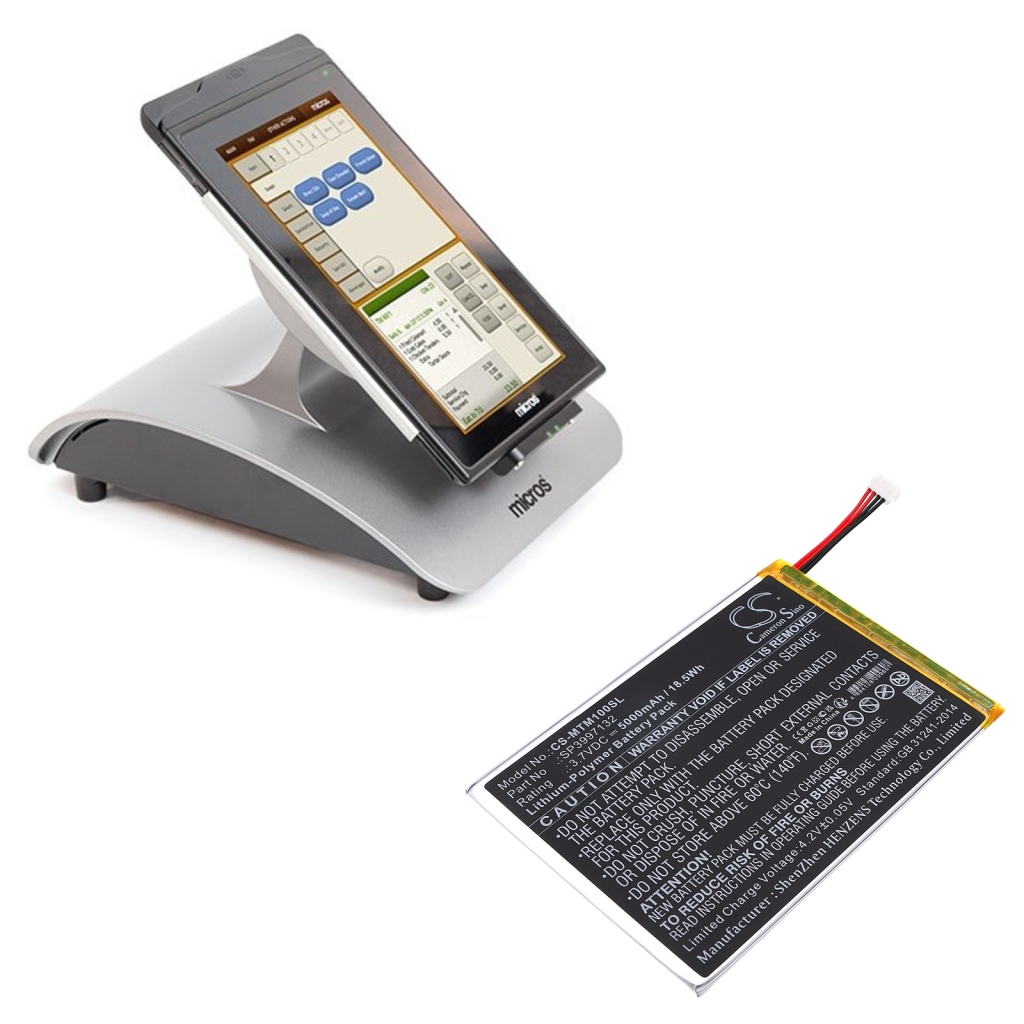 Batteria compressa Micros mTablet (CS-MTM100SL)