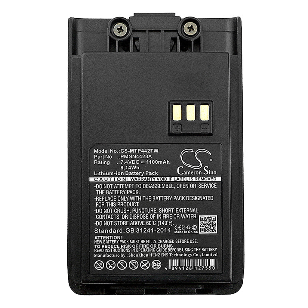 Batteria radio bidirezionale Motorola CS-MTP442TW