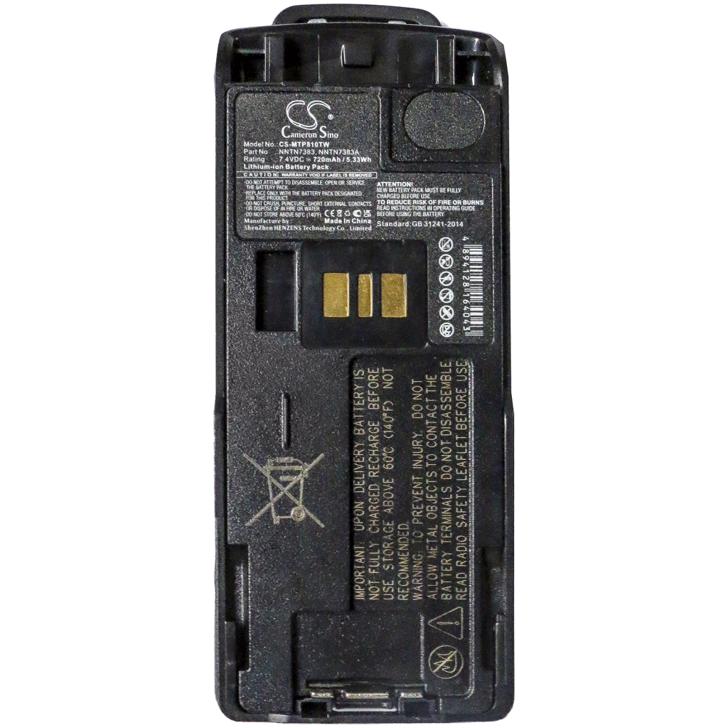 Sostituzione della batteria compatibile per Motorola NNTN7383,NNTN7383A