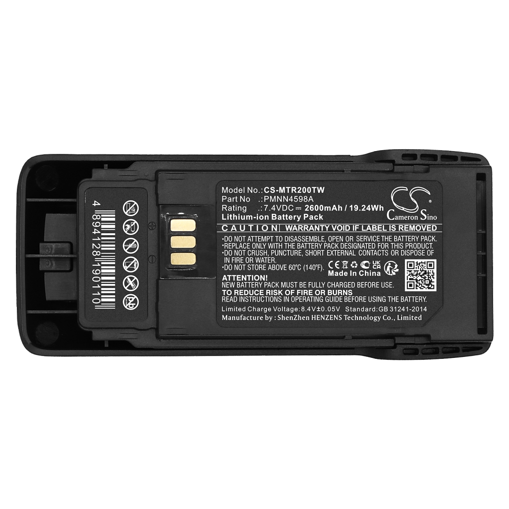 Batteria radio bidirezionale Motorola CS-MTR200TW
