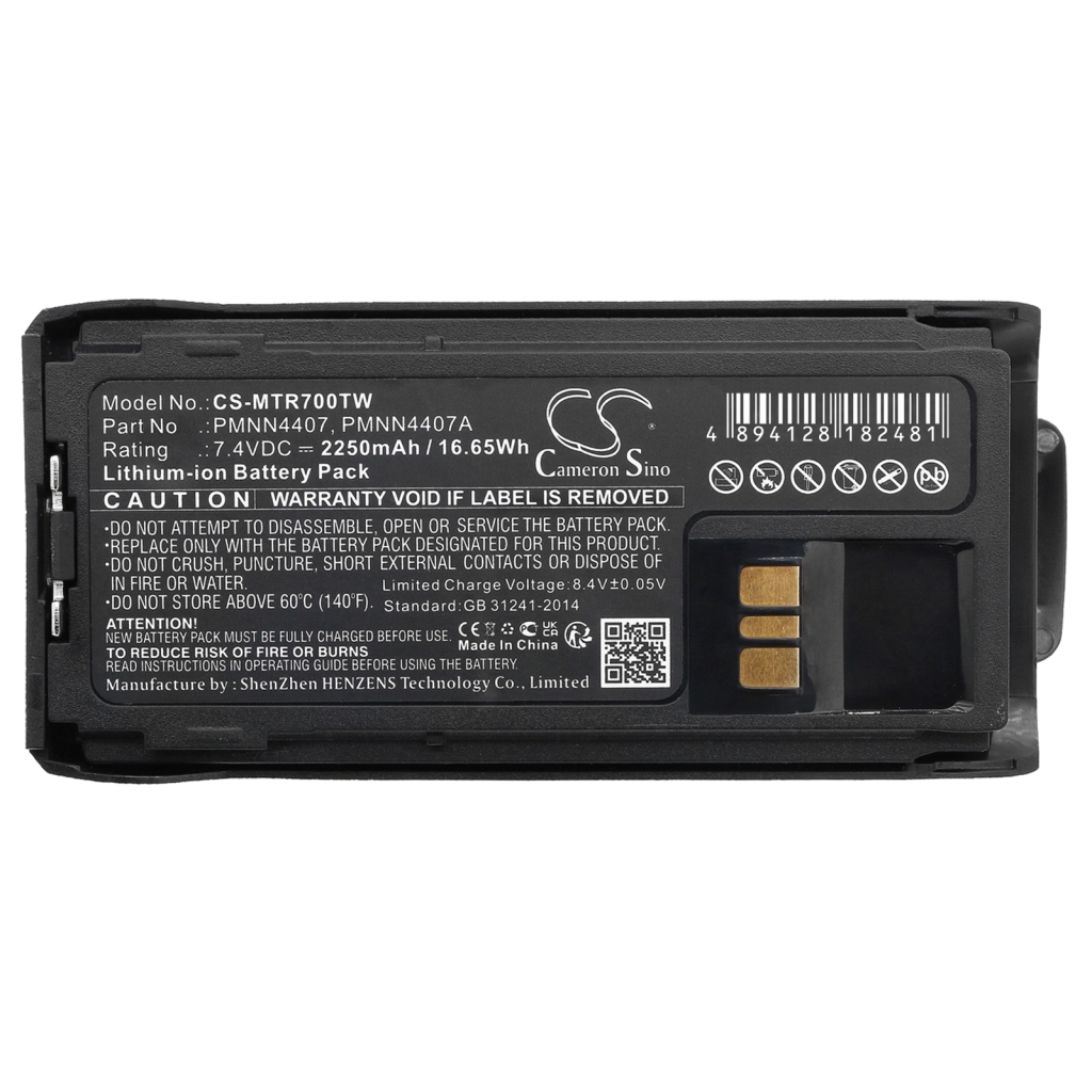 Batteria radio bidirezionale Motorola CS-MTR700TW