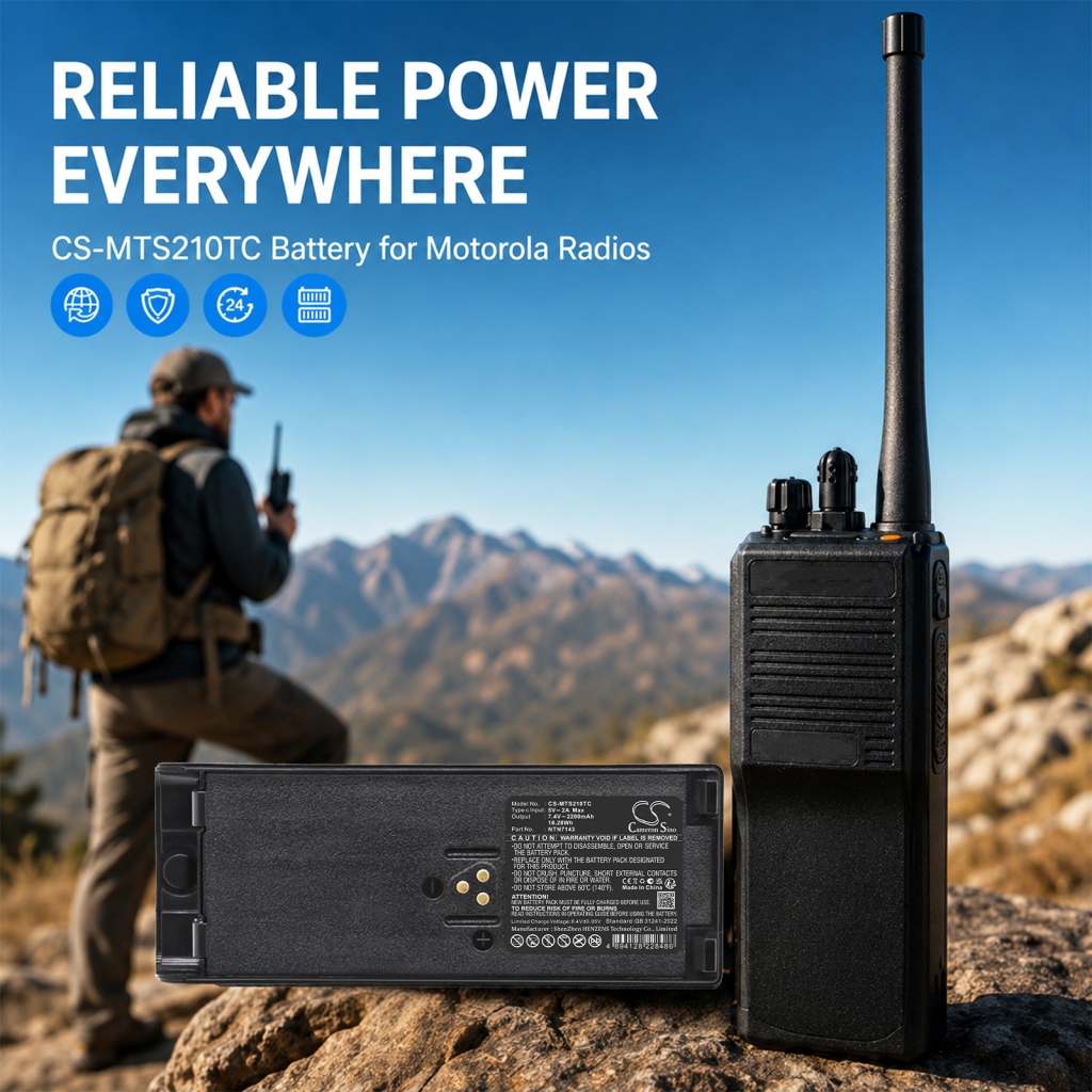Batteria compatibile con Motorola CS-MTS210TC