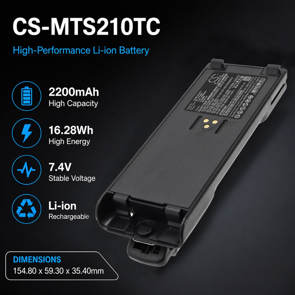 Batteria compatibile con Motorola CS-MTS210TC