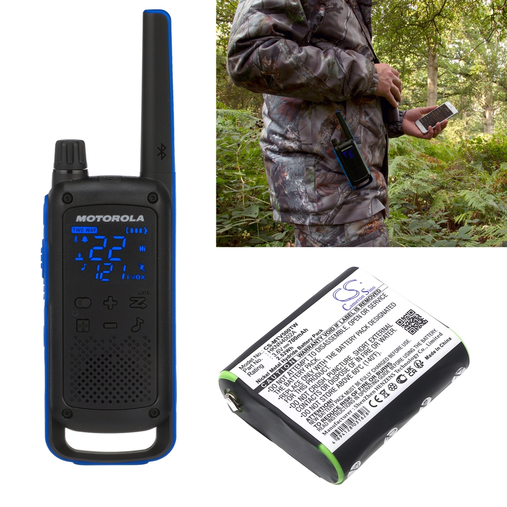 Batteria radio bidirezionale Motorola CS-MTV500TW