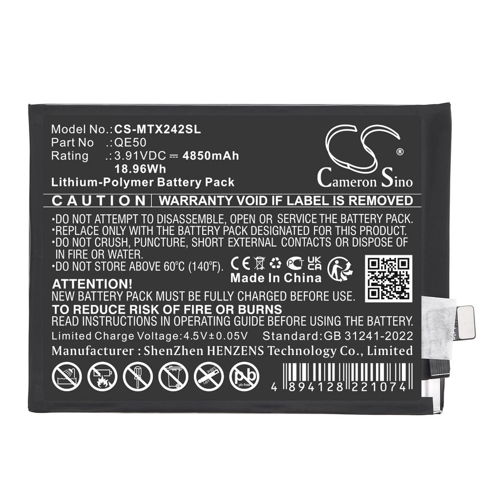 Batteria Sostituisce QE50