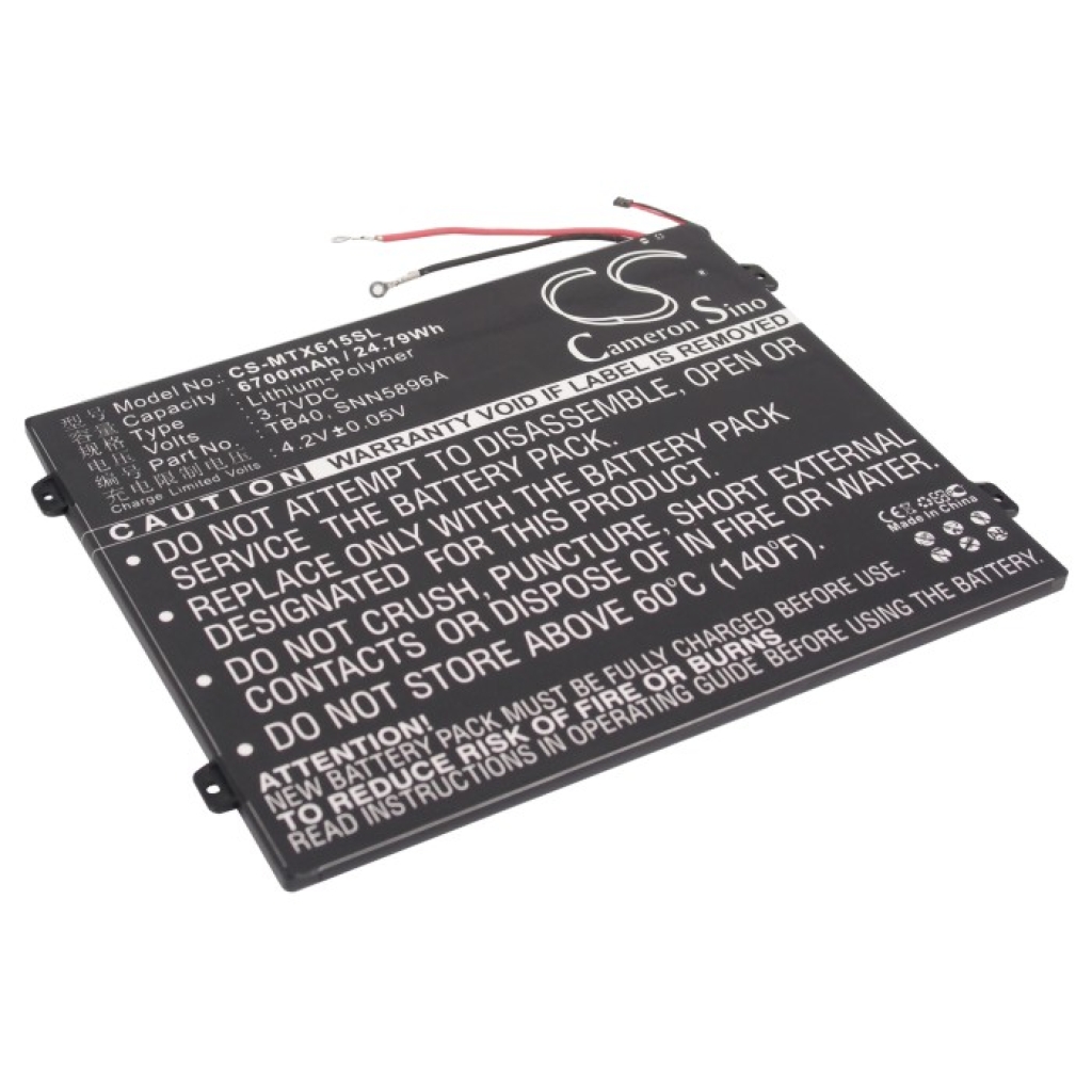 Batteria compressa Motorola CS-MTX615SL