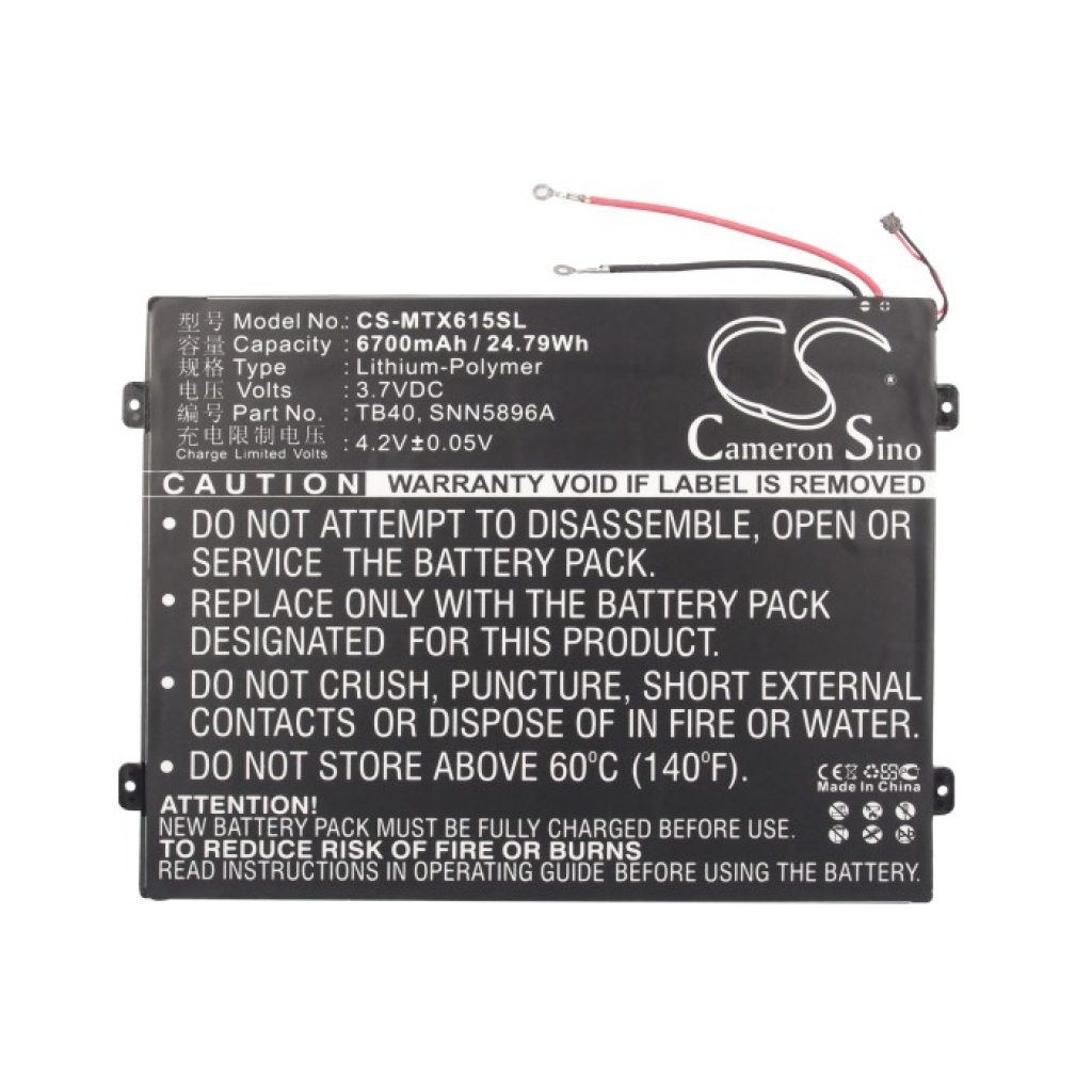 Batterie Sostituisce L-L-L DC110510
