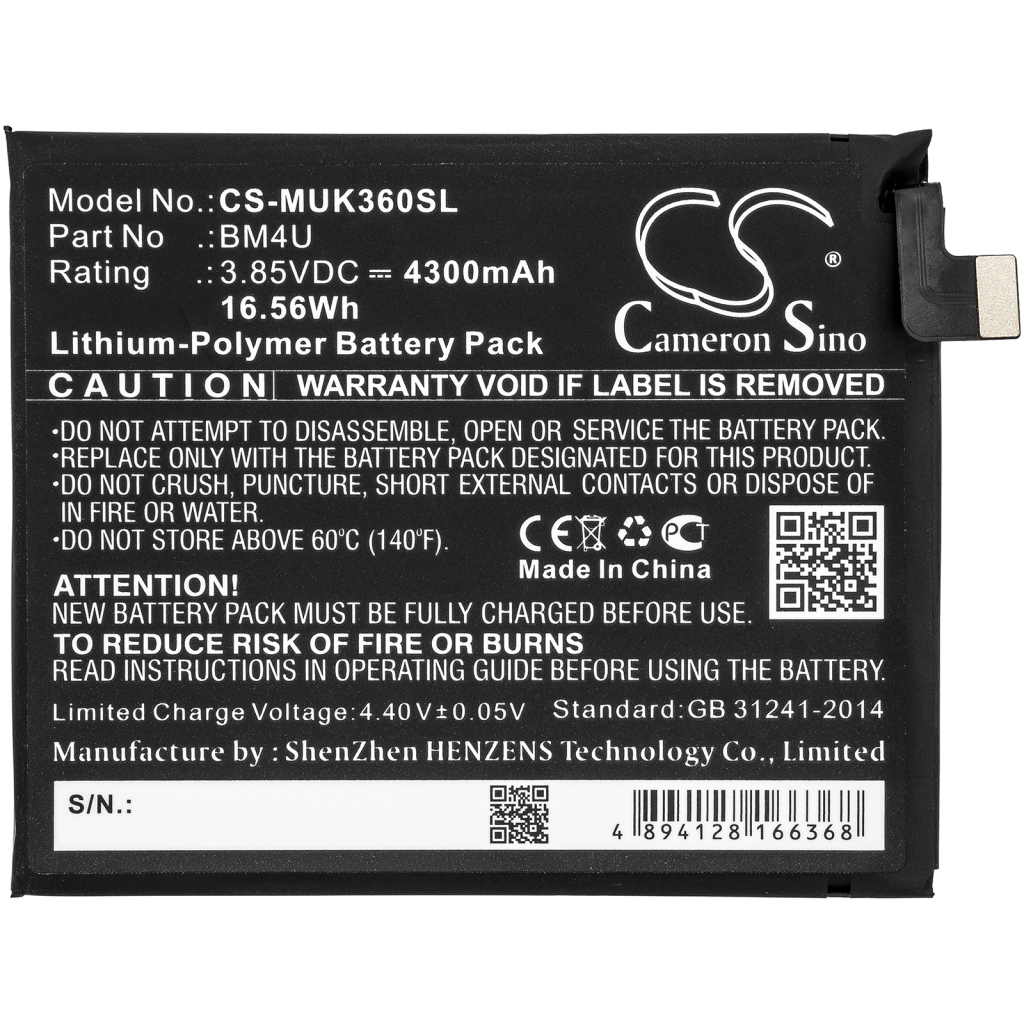 Batterie Sostituisce BM4U