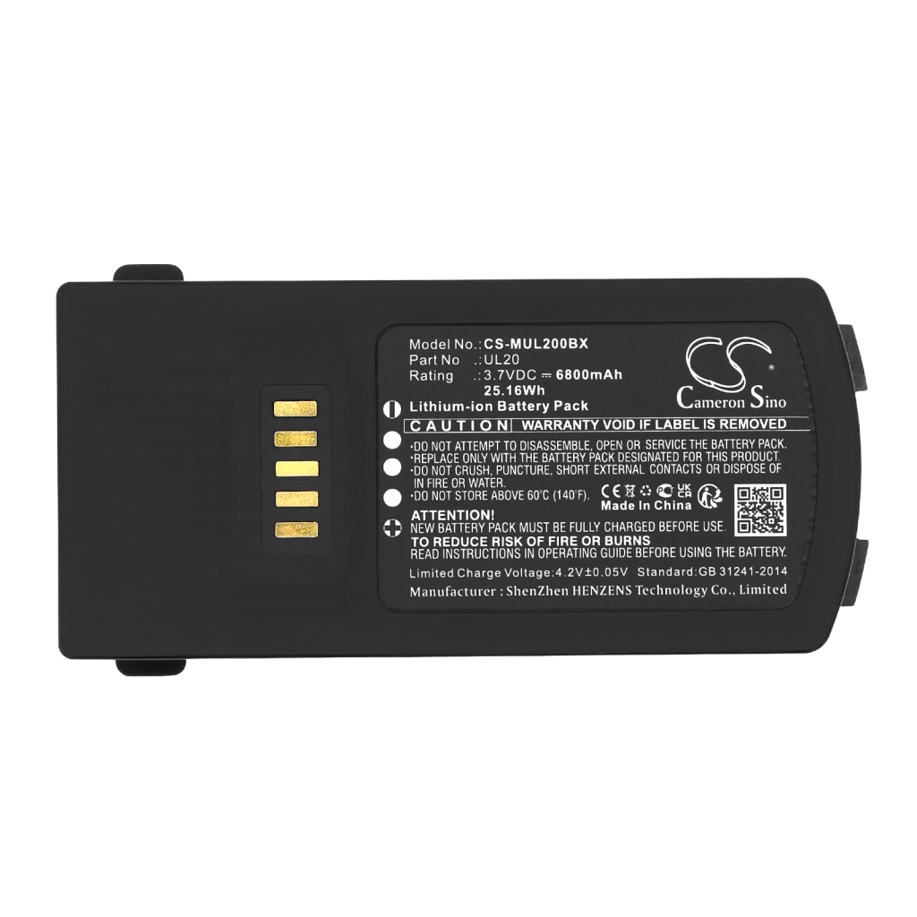 Sostituzione della batteria compatibile per M3 Mobile UL20-BATT-F67