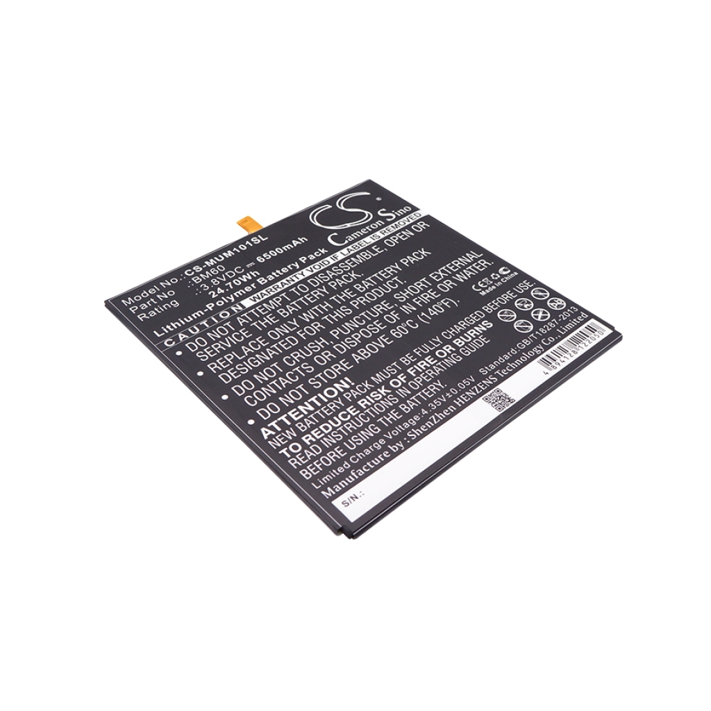 Batterie Batteria compressa CS-MUM101SL