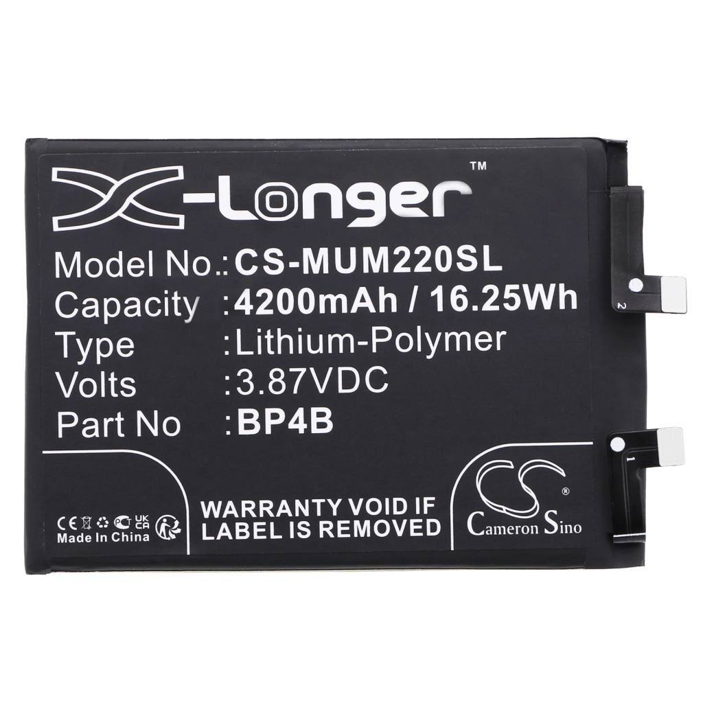 Batterie Batteria del telefono cellulare CS-MUM220SL