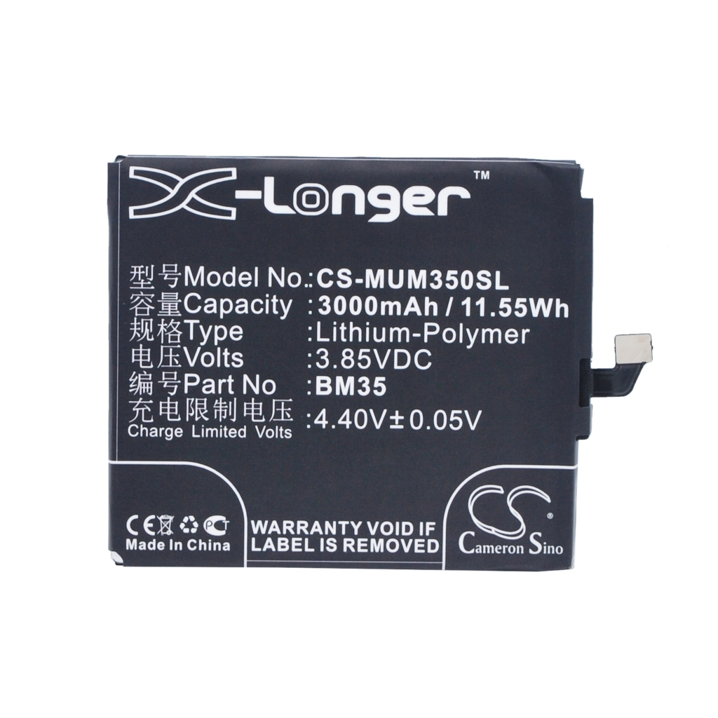 Batterie Batteria del telefono cellulare CS-MUM350SL