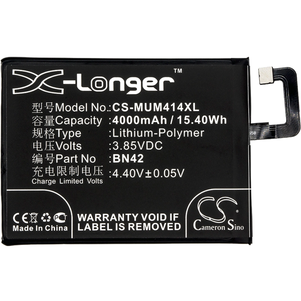 Batterie Batteria del telefono cellulare CS-MUM414XL