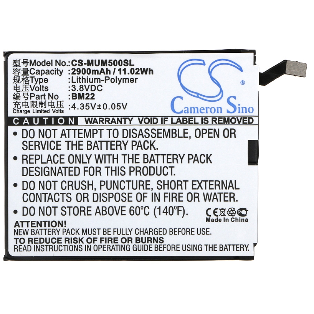 Batterie Sostituisce BM22