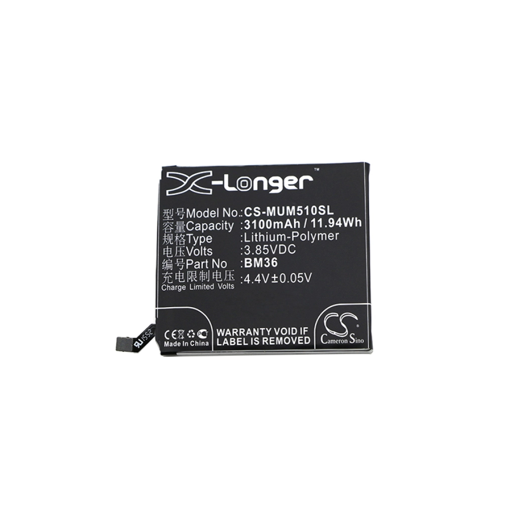 Batterie Batteria del telefono cellulare CS-MUM510SL