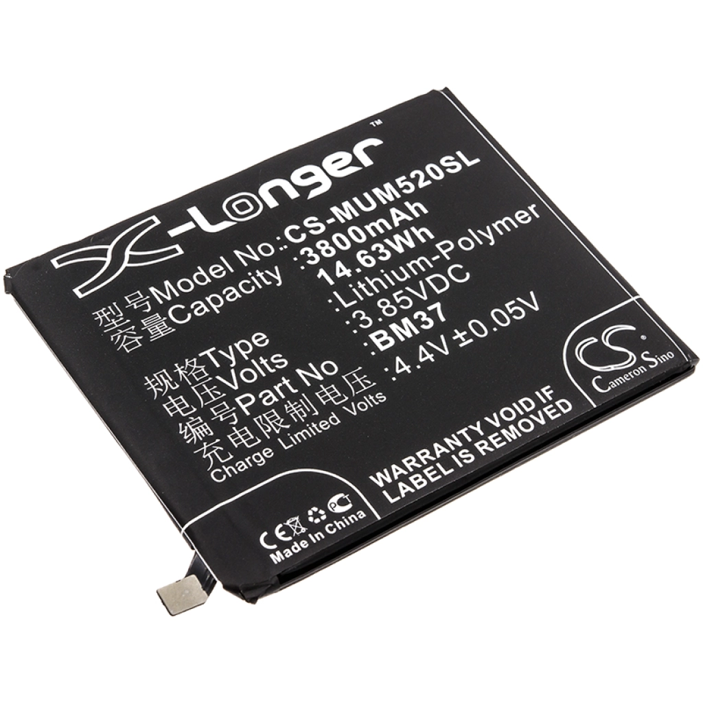Batterie Batteria del telefono cellulare CS-MUM520SL