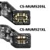 Batterie Batteria del telefono cellulare CS-MUM520SL