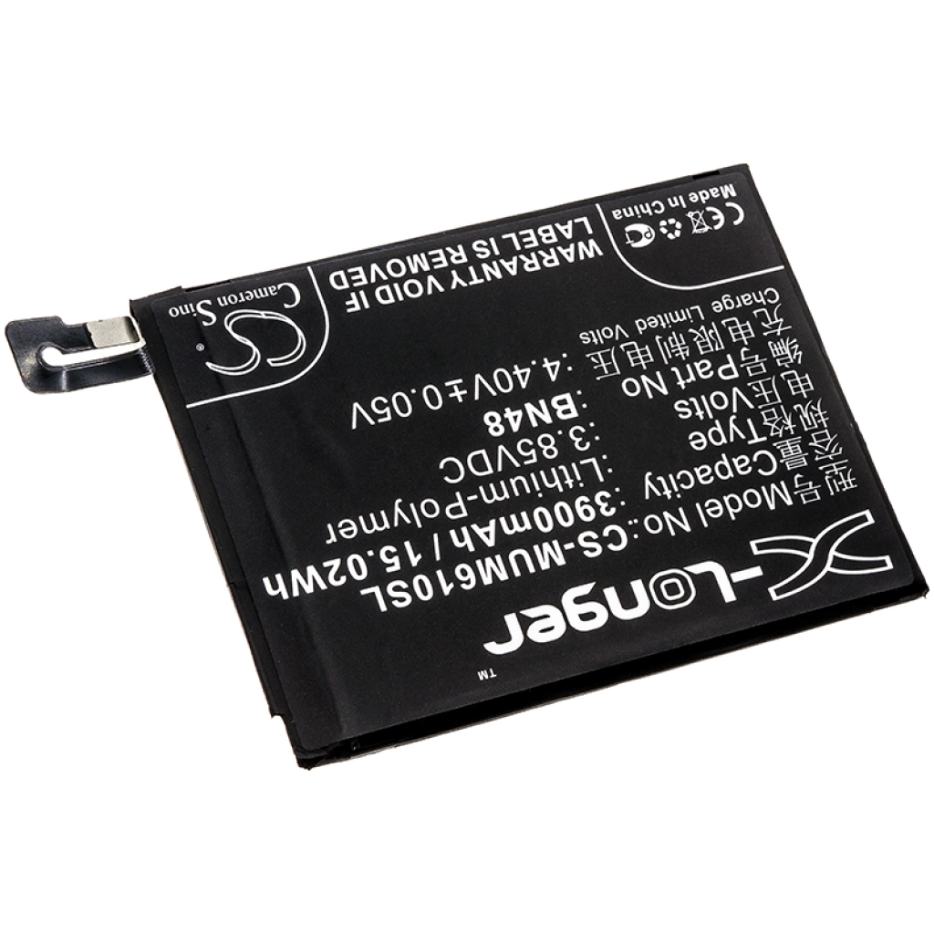 Compatible battery replacement for Xiaomi BN48