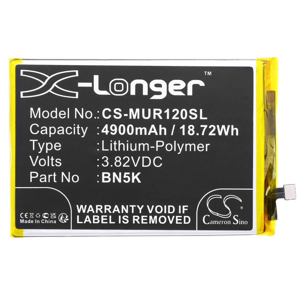 Batterie Batteria del telefono cellulare CS-MUR120SL