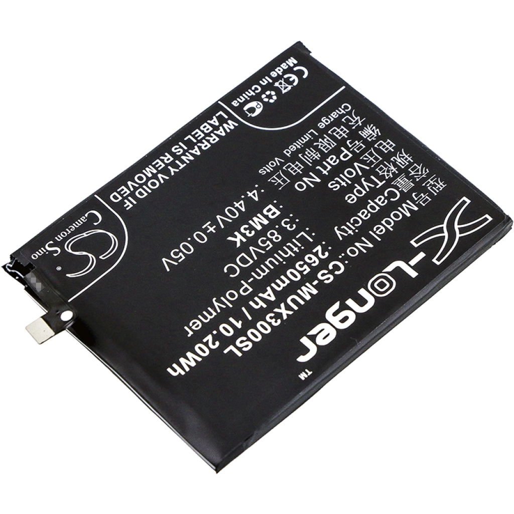 Batterie Batteria del telefono cellulare CS-MUX300SL