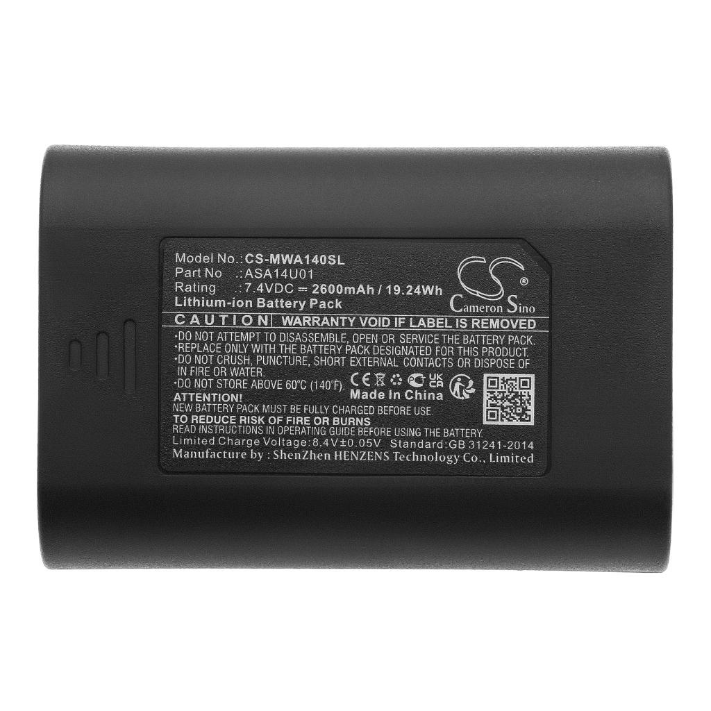 Batterie Clothes battery CS-MWA140SL