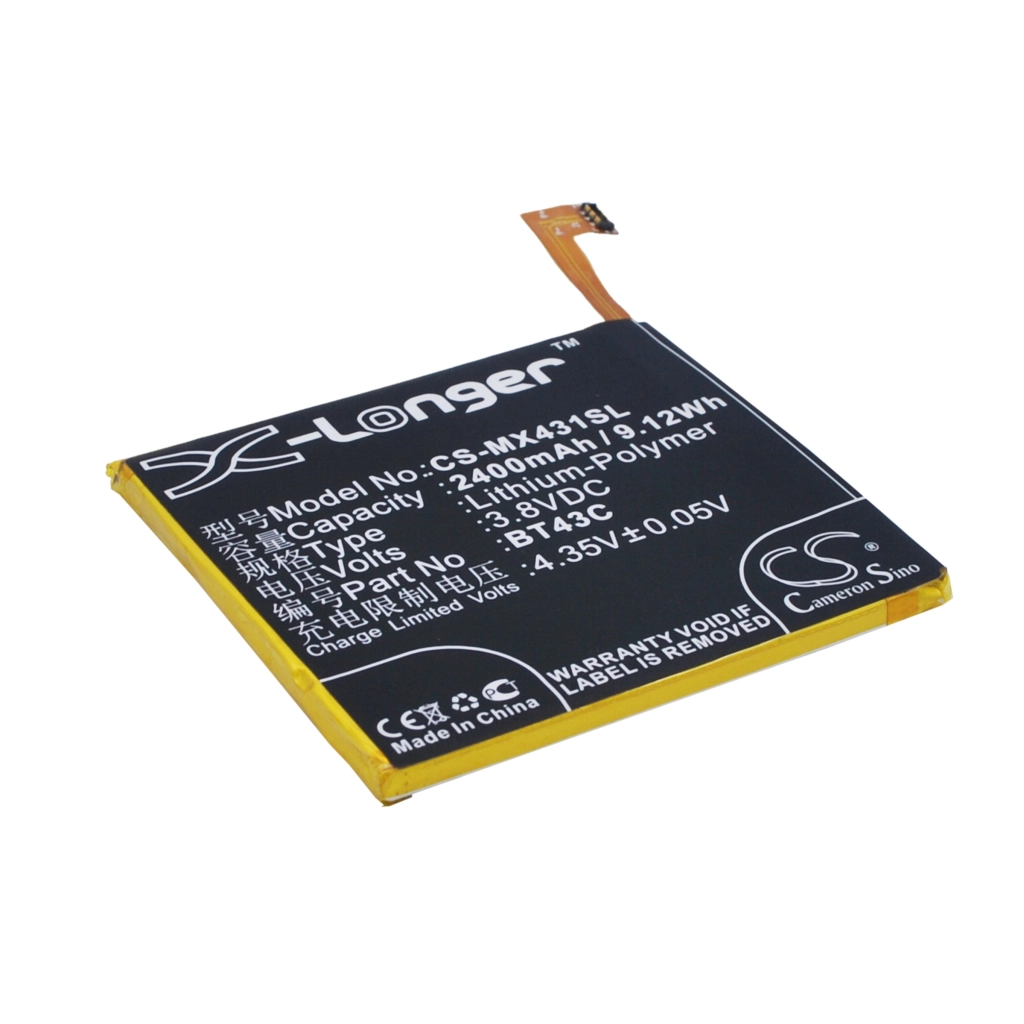 Batterie Batteria del telefono cellulare CS-MX431SL