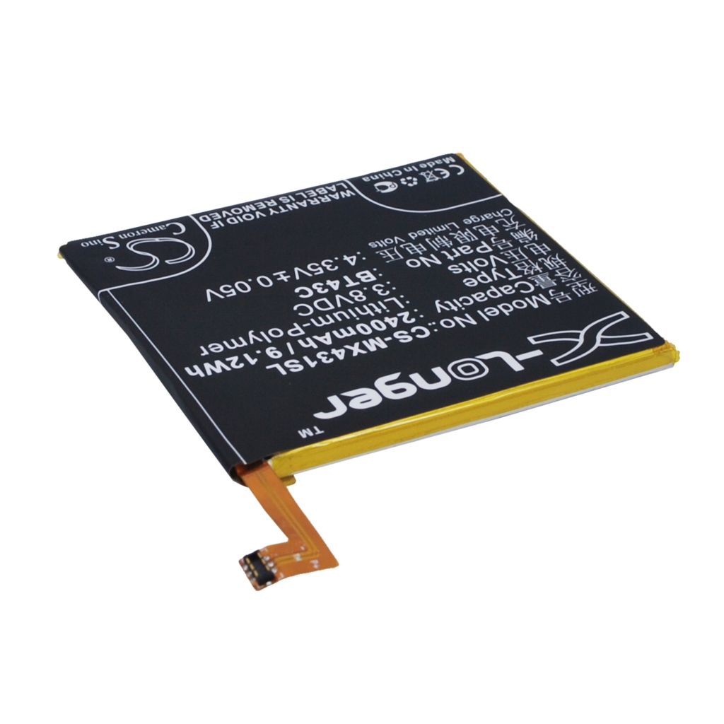 Batteria del telefono cellulare MeiZu M578C (CS-MX431SL)