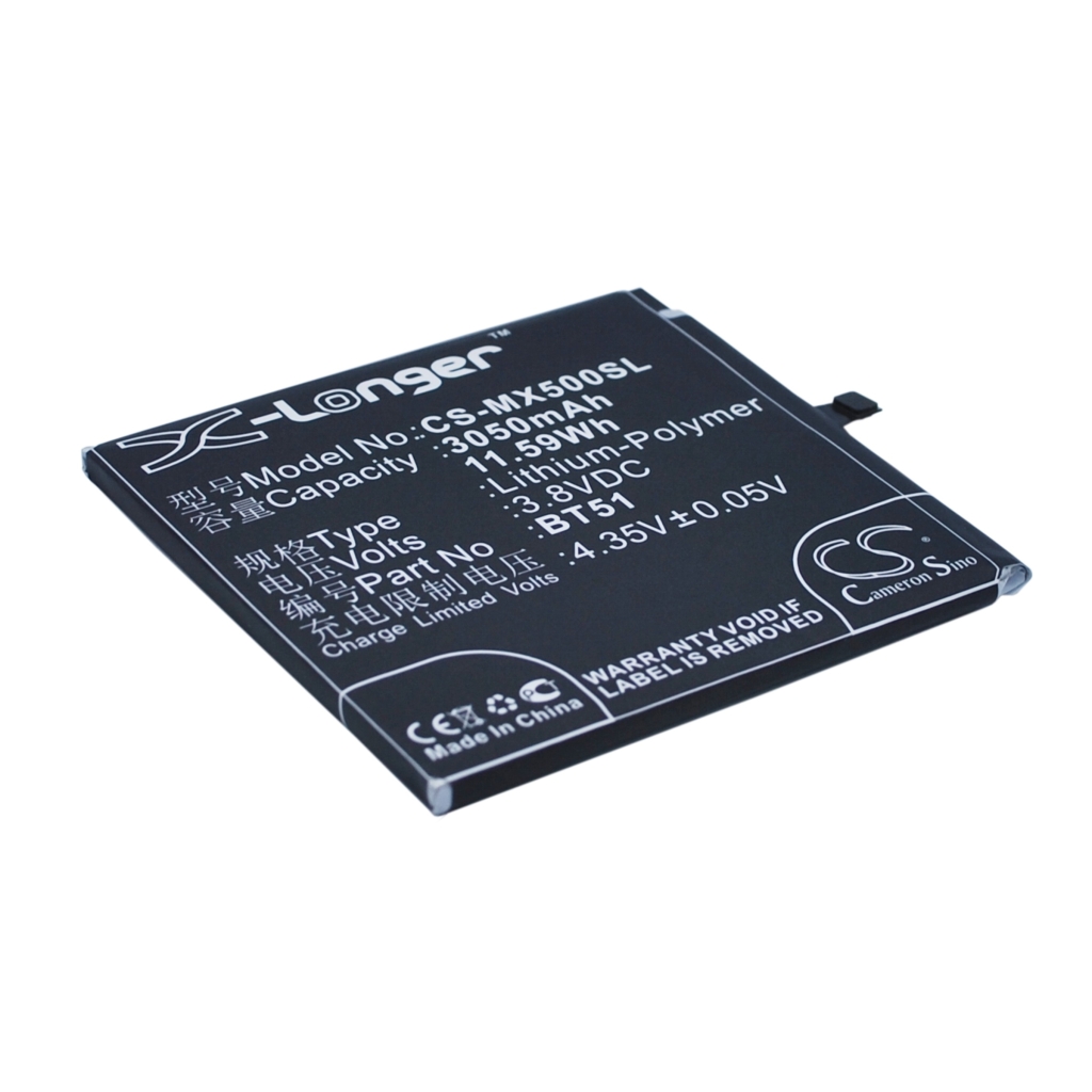 Batterie Batteria del telefono cellulare CS-MX500SL