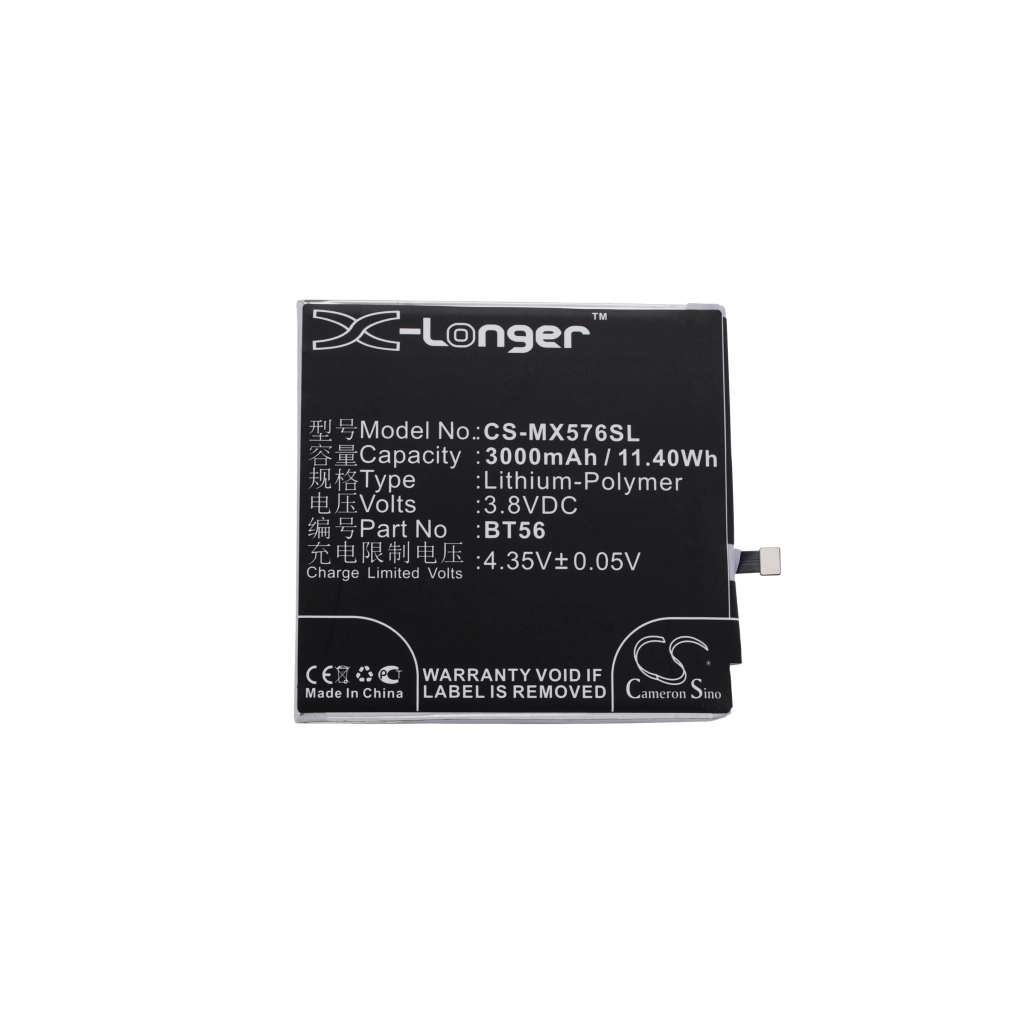 Batterie Batteria del telefono cellulare CS-MX576SL