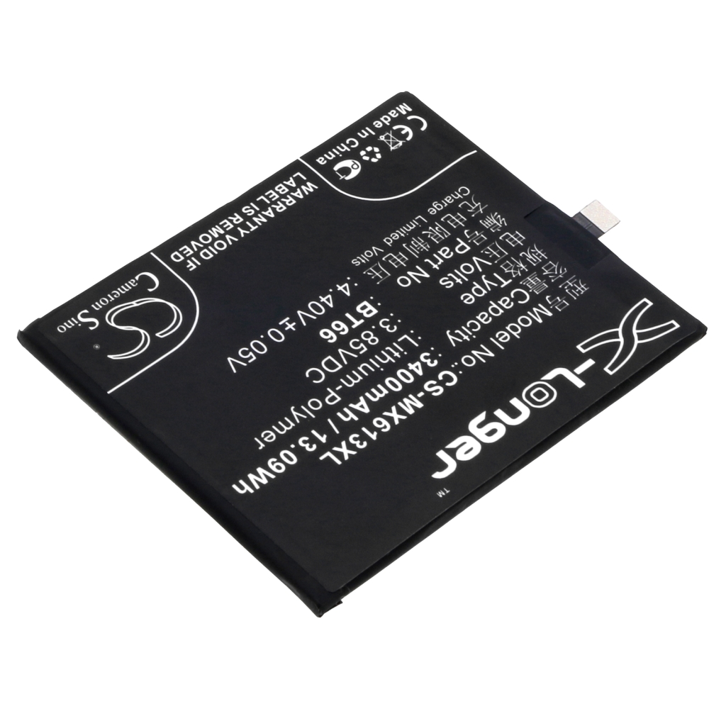 Compatible battery replacement for MeiZu BT66
