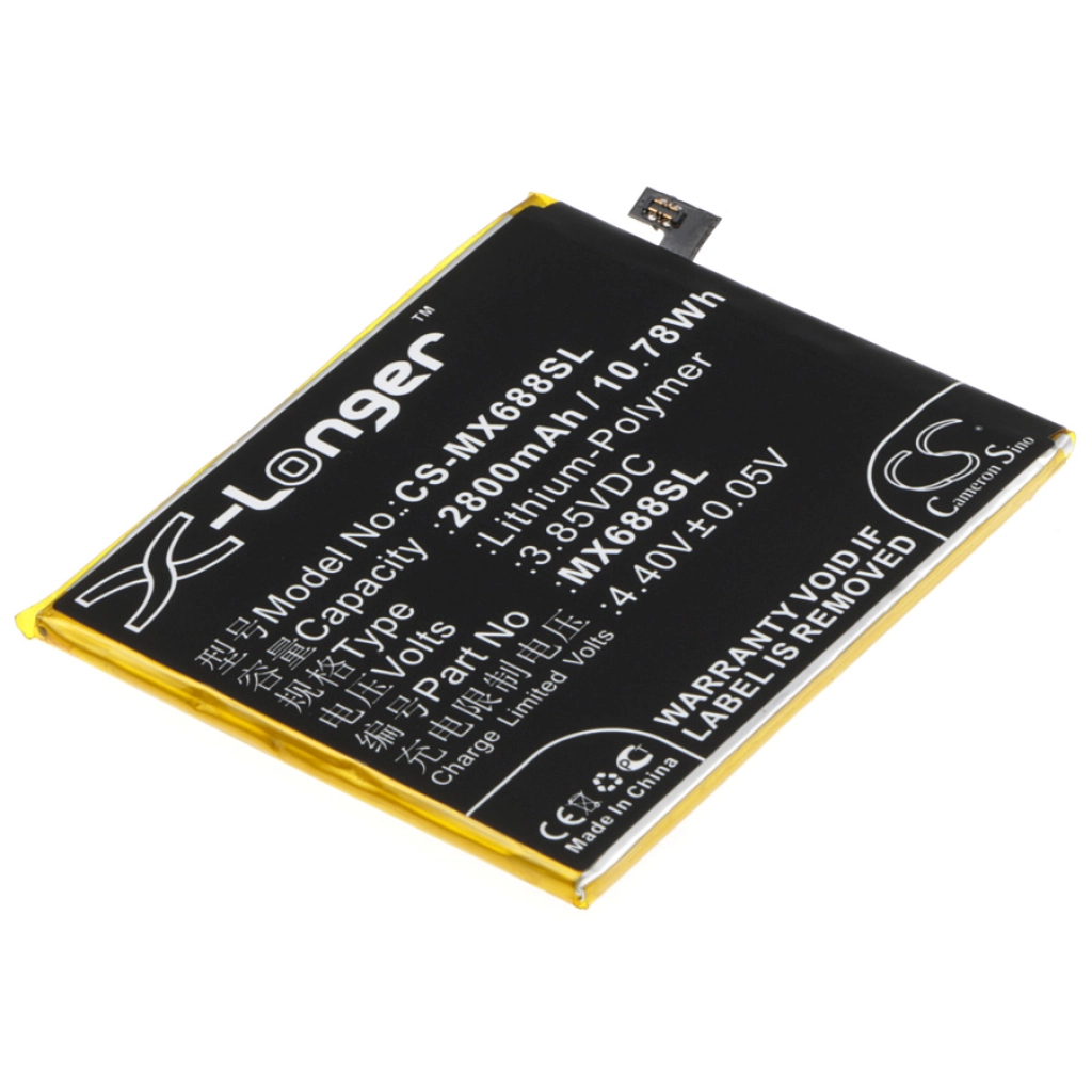 Batterie Batteria del telefono cellulare CS-MX688SL