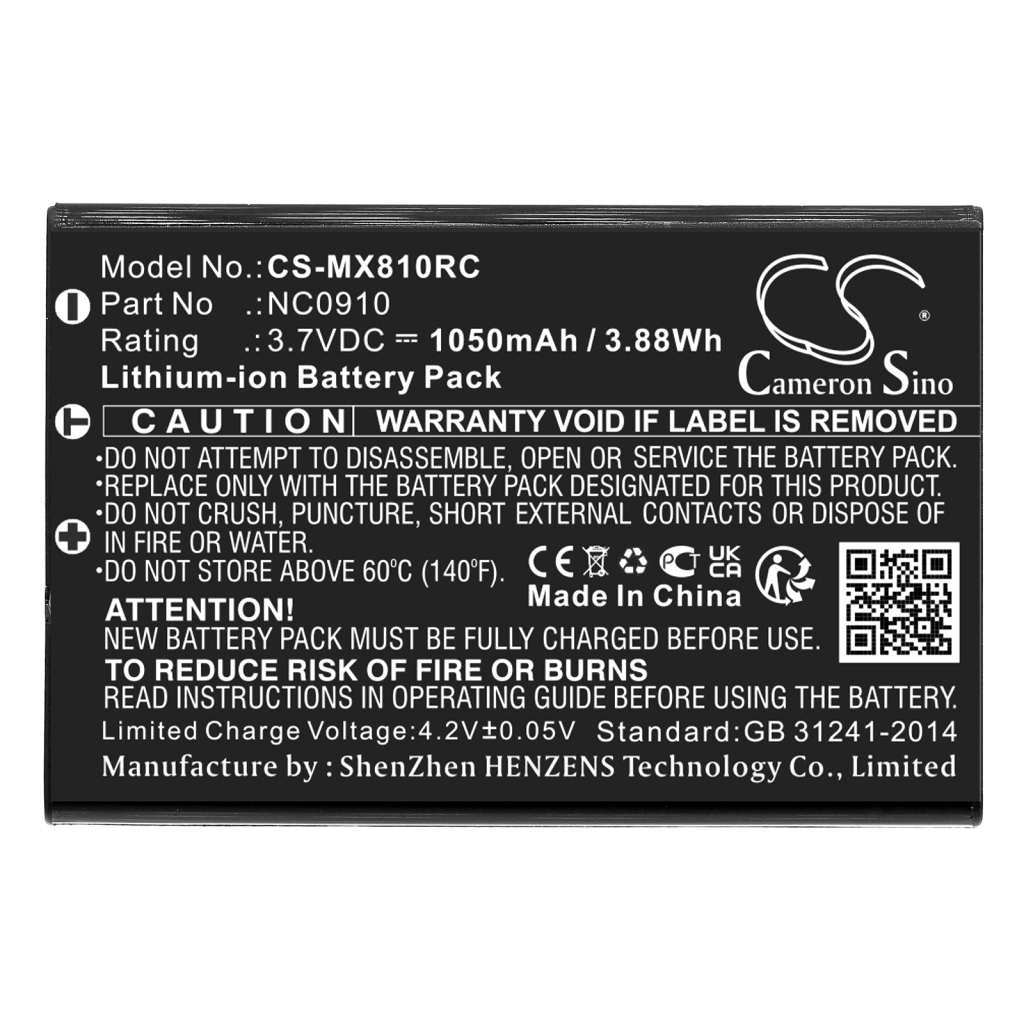 Batterie Sostituisce BATTMX880