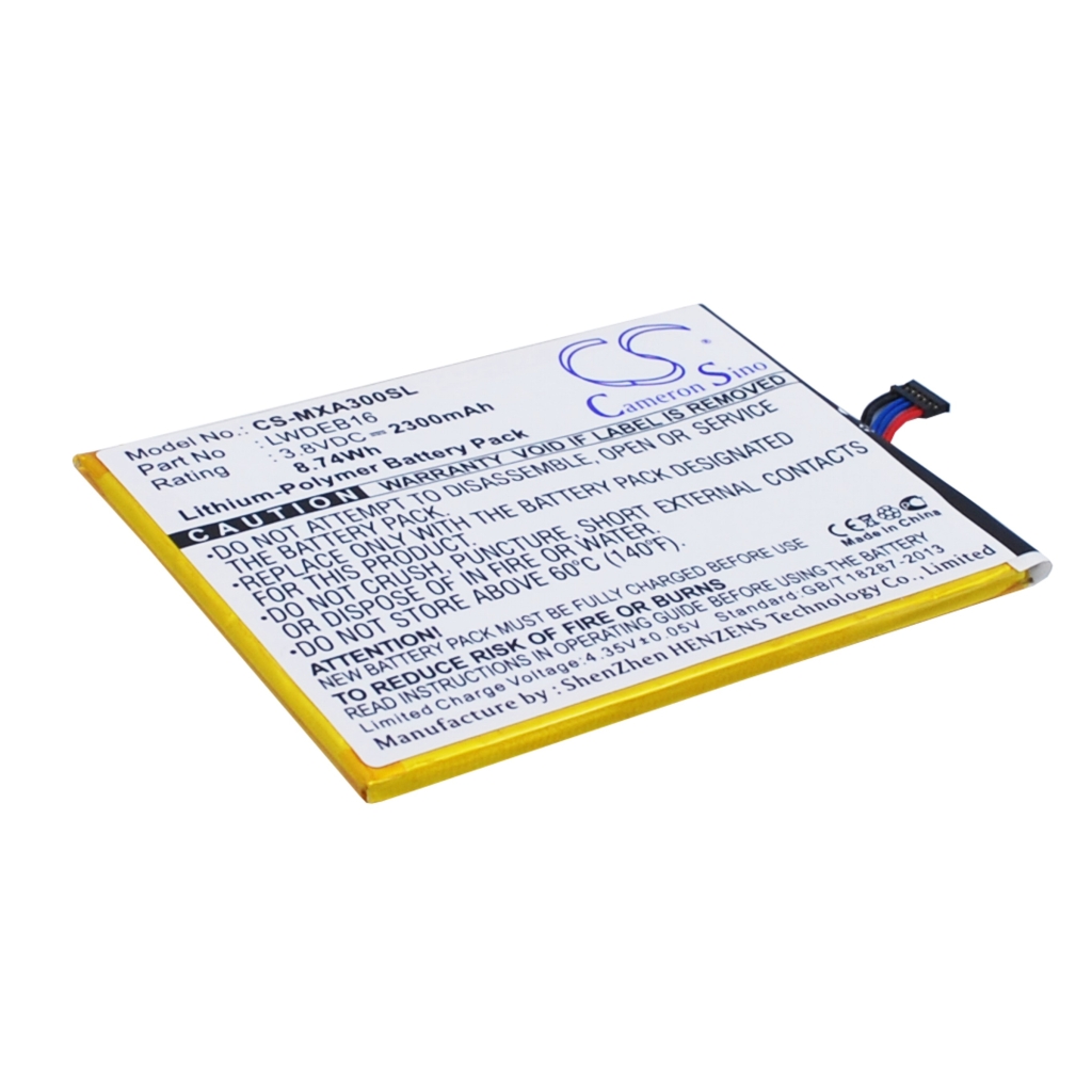 Batterie Batteria del telefono cellulare CS-MXA300SL