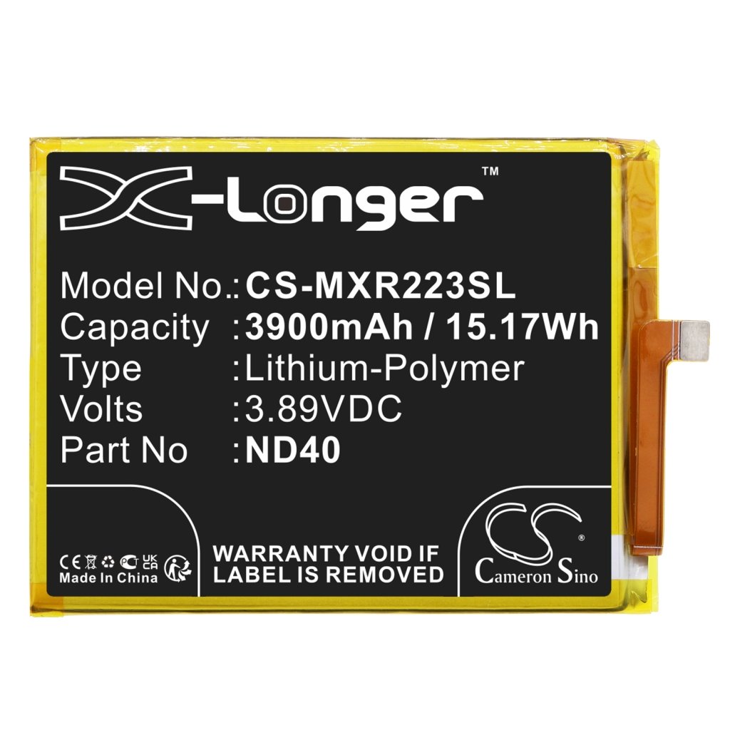 Batterie Sostituisce ND40