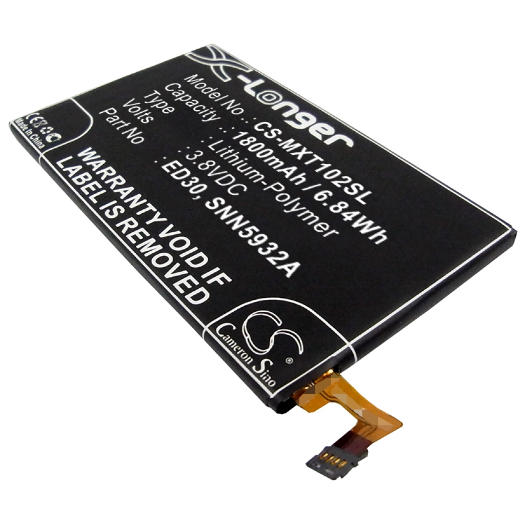 Batterie Batteria del telefono cellulare CS-MXT102SL