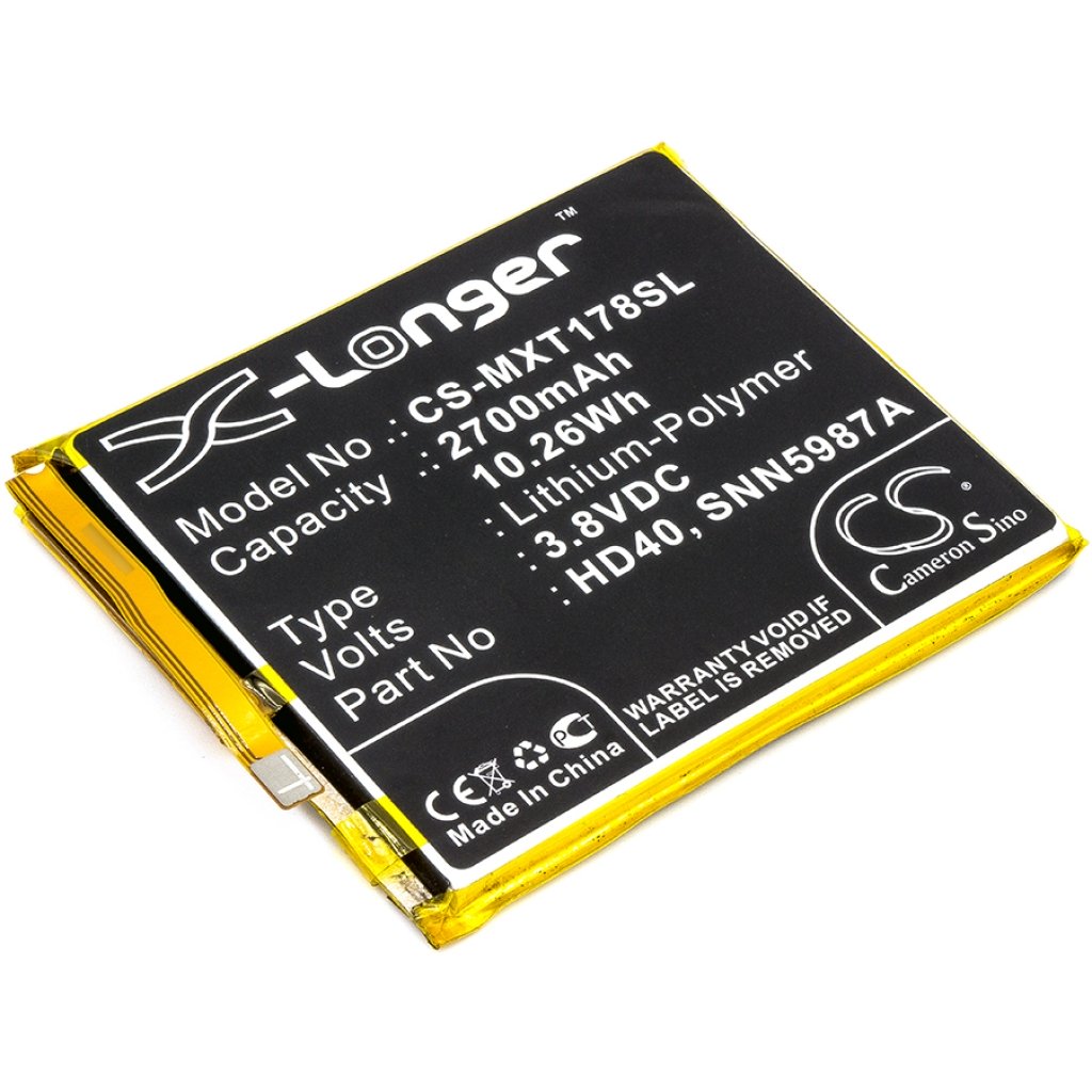 Batterie Sostituisce HD40