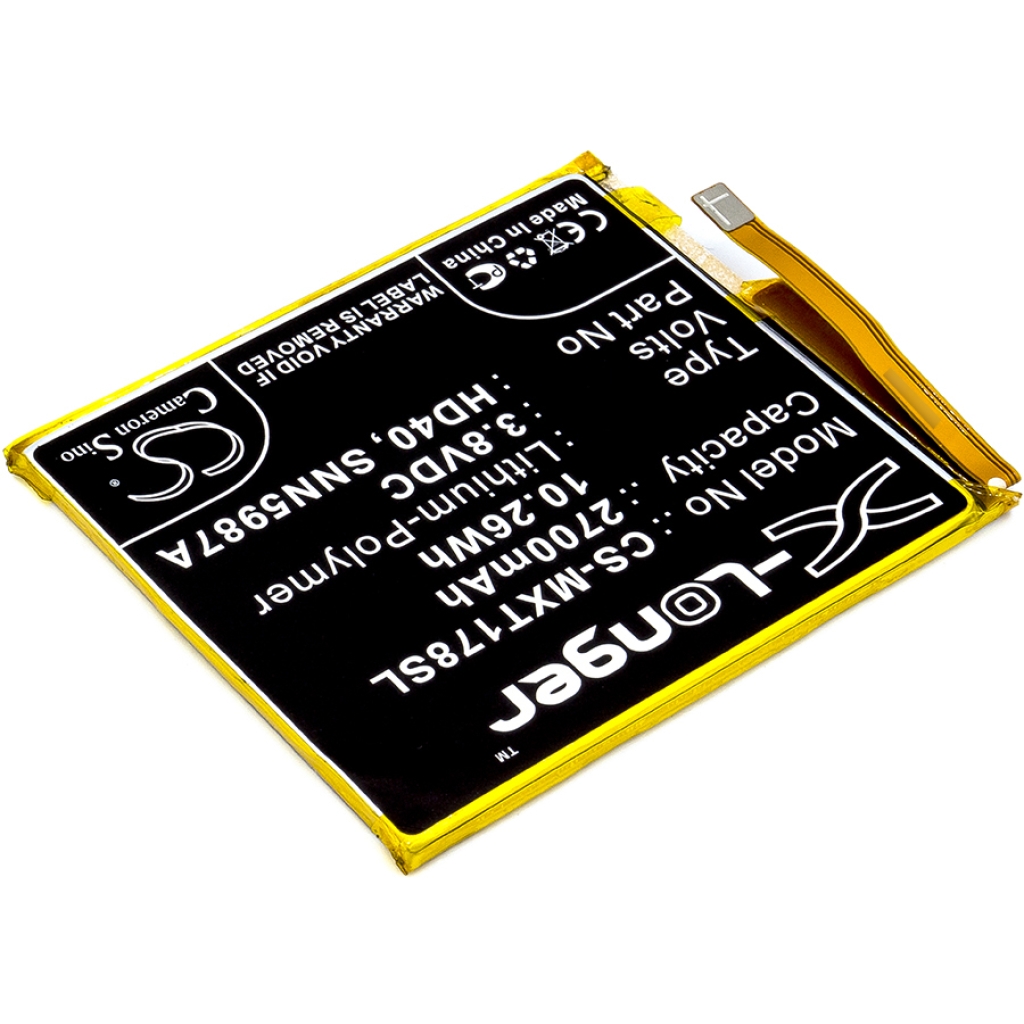 Batterie Sostituisce HD40