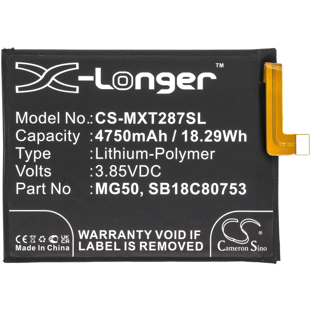 Batterie Batteria del telefono cellulare CS-MXT287SL