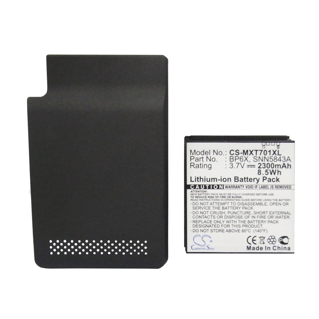 Sostituzione della batteria compatibile per Motorola BP6X,SNN5843,SNN5843A