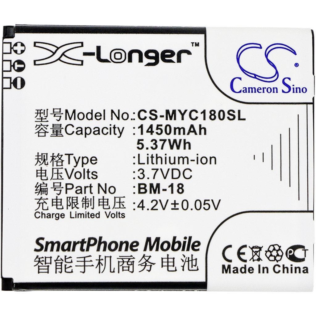 Batteria compatibile con Myphone CS-MYC180SL