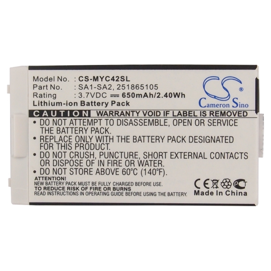 Batteria compatibile con Sagem CS-MYC42SL